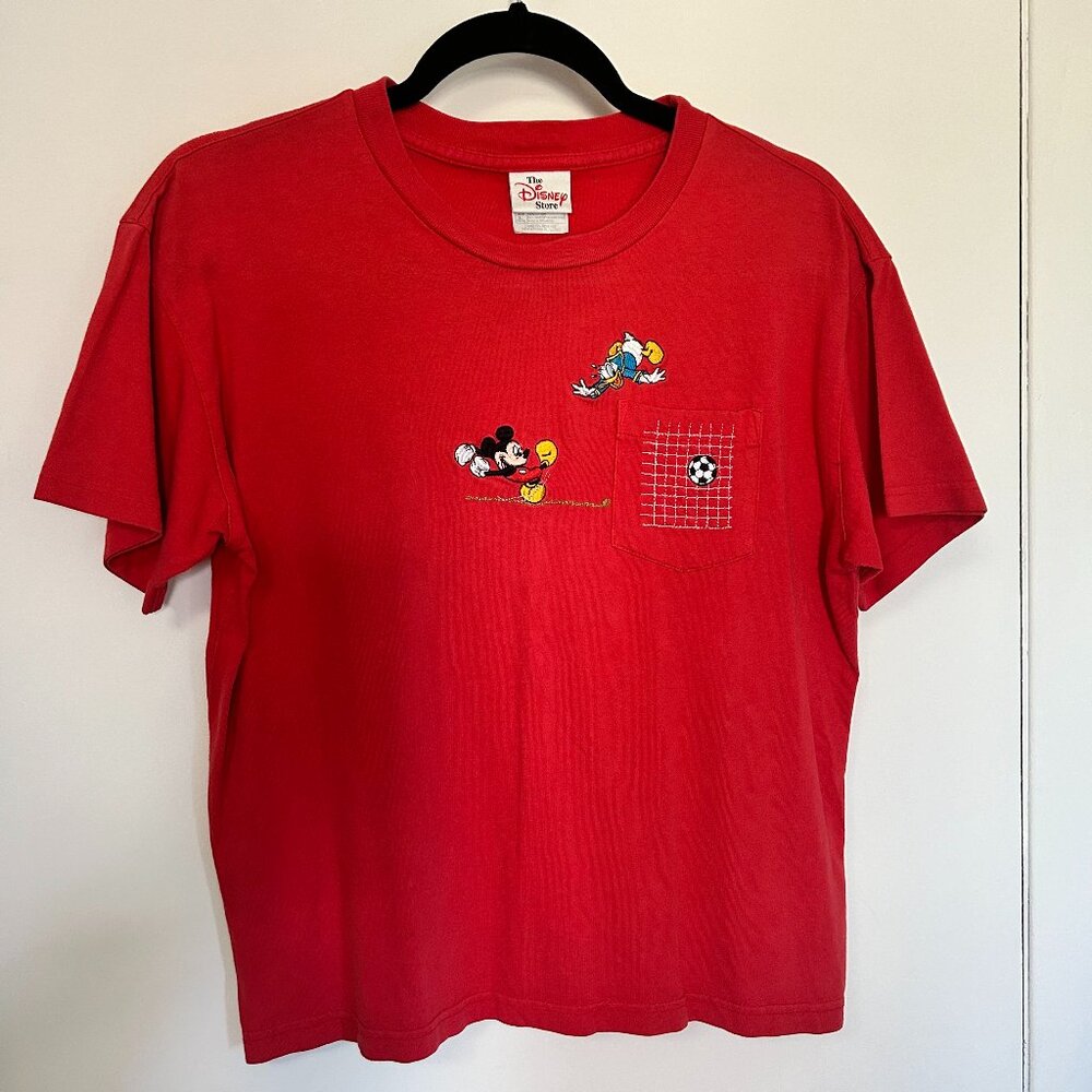Disney Mickey Mouse/Donald Duck Red T-Shirt